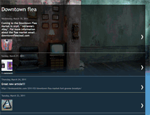 Tablet Screenshot of downtownflea.blogspot.com