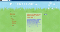 Desktop Screenshot of profeblogozotla.blogspot.com