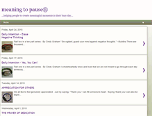 Tablet Screenshot of meaningtopause.blogspot.com