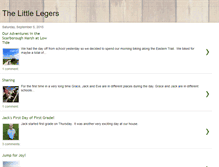 Tablet Screenshot of leisurelanelegers.blogspot.com