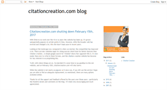 Desktop Screenshot of citationcreation.blogspot.com
