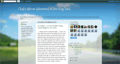 Desktop Screenshot of chelssafricanadventuresinlionkingland.blogspot.com