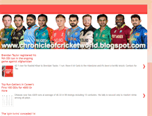 Tablet Screenshot of chronicleofcricketworld.blogspot.com