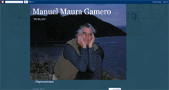 Desktop Screenshot of manuelmauragamero-autor.blogspot.com