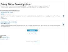 Tablet Screenshot of dannyriveraargentina.blogspot.com