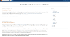 Desktop Screenshot of gastronomicalinspirations.blogspot.com