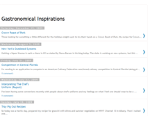 Tablet Screenshot of gastronomicalinspirations.blogspot.com