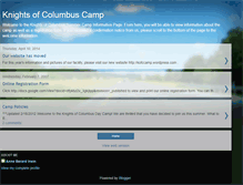 Tablet Screenshot of kofccamp.blogspot.com