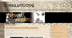 Desktop Screenshot of comuna-antisistema.blogspot.com