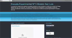 Desktop Screenshot of escuelamodelosanluis.blogspot.com