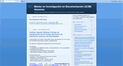 Desktop Screenshot of masterdocumentacionuc3m.blogspot.com