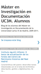 Mobile Screenshot of masterdocumentacionuc3m.blogspot.com