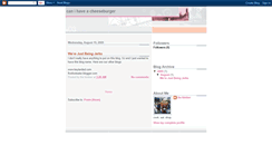 Desktop Screenshot of canihaveacheeseburger.blogspot.com