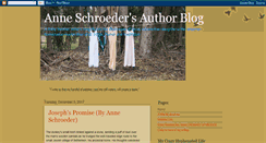 Desktop Screenshot of anneschroederauthor.blogspot.com