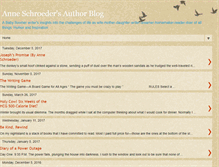 Tablet Screenshot of anneschroederauthor.blogspot.com