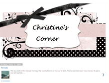 Tablet Screenshot of christineshomeplace.blogspot.com