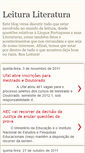 Mobile Screenshot of leituraliteratura.blogspot.com