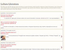 Tablet Screenshot of leituraliteratura.blogspot.com