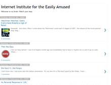 Tablet Screenshot of easilyamusedinstitute.blogspot.com