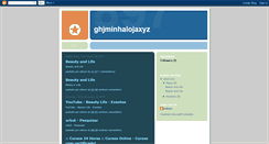 Desktop Screenshot of ghjminhalojaxyz.blogspot.com