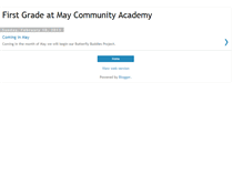Tablet Screenshot of mayacademyfirstgrade.blogspot.com