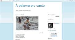 Desktop Screenshot of apalavraeocanto.blogspot.com