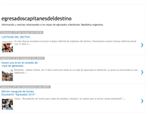 Tablet Screenshot of egresadoscapitanesdeldestino.blogspot.com