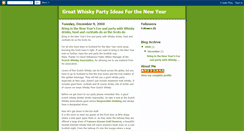 Desktop Screenshot of greatwhiskypartyideasforthenewyear.blogspot.com