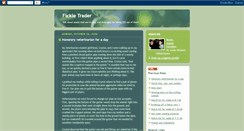 Desktop Screenshot of fickletrader.blogspot.com