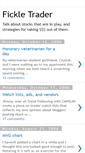 Mobile Screenshot of fickletrader.blogspot.com