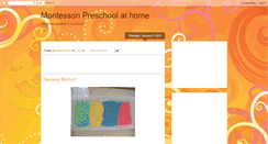 Desktop Screenshot of montessoripreschool.blogspot.com