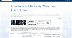 Desktop Screenshot of how-to-save-electricity-and-water.blogspot.com