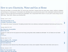 Tablet Screenshot of how-to-save-electricity-and-water.blogspot.com