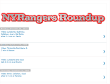 Tablet Screenshot of nyrangersroundup.blogspot.com