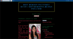 Desktop Screenshot of hotheroins.blogspot.com