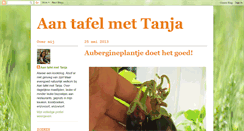 Desktop Screenshot of aantafelmettanja.blogspot.com