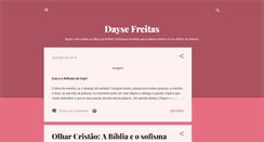 Desktop Screenshot of dayse-oblogdamulhercrist.blogspot.com