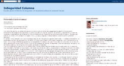 Desktop Screenshot of inseguridadcolumna.blogspot.com