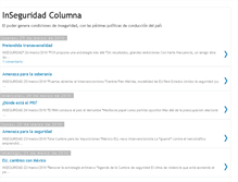 Tablet Screenshot of inseguridadcolumna.blogspot.com