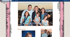 Desktop Screenshot of anselmofamily.blogspot.com
