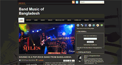 Desktop Screenshot of bandmusicbd.blogspot.com