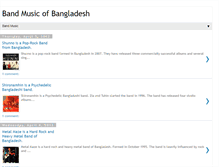 Tablet Screenshot of bandmusicbd.blogspot.com
