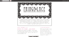 Desktop Screenshot of fringeandlace.blogspot.com