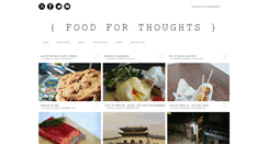 Desktop Screenshot of foodforthoughts-blog.blogspot.com