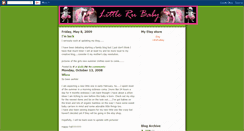 Desktop Screenshot of littlerubaby.blogspot.com