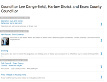 Tablet Screenshot of councillorleedangerfield.blogspot.com
