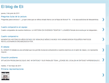 Tablet Screenshot of elblogdeeli-elizabeth.blogspot.com
