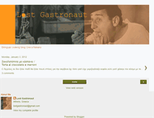 Tablet Screenshot of lostgastronaut.blogspot.com