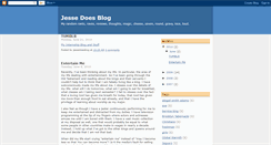 Desktop Screenshot of jessedoesblog.blogspot.com