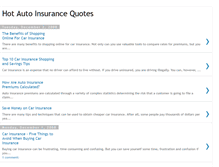 Tablet Screenshot of hot-auto-insurance-quotes.blogspot.com